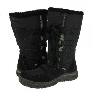 Boot nữ TAMARIS cao cổ bệt đen BB98
