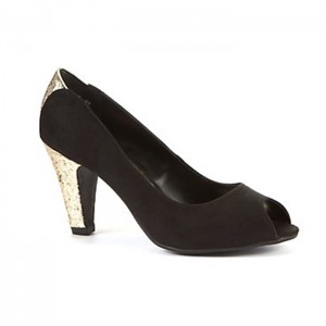 Sandal nữ Sparkle Elastic Strap Low Wedge GT28