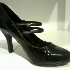 Giày nữ DOUBLURE ET SEMELLE CUIR cao gót màu đen G01