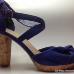 Sandal nữ Dinsko đế cao màu xanh navy X17