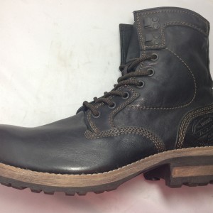 Boot nam VNXK VAGABON gót thấp cao cổ đen BB114.DE.42