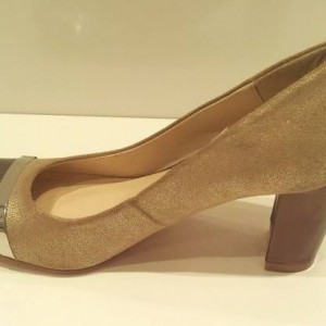 Giày gót thấp VNXK JESSICA mũi bóng GT027.BE.36